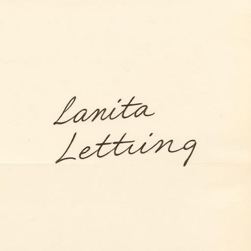 Handwritten letter